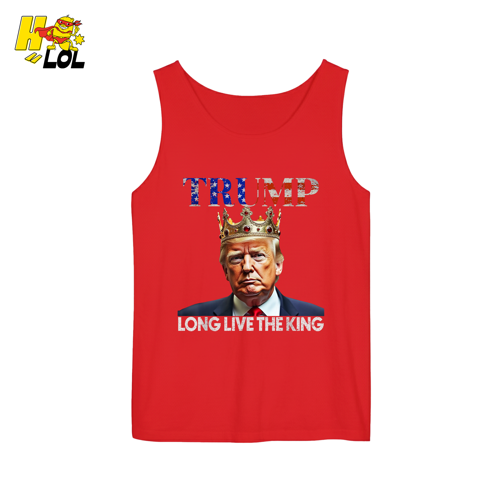 Trump Long Live The King Shirt Crown Patriotic Graphic Shirt - HQLOL