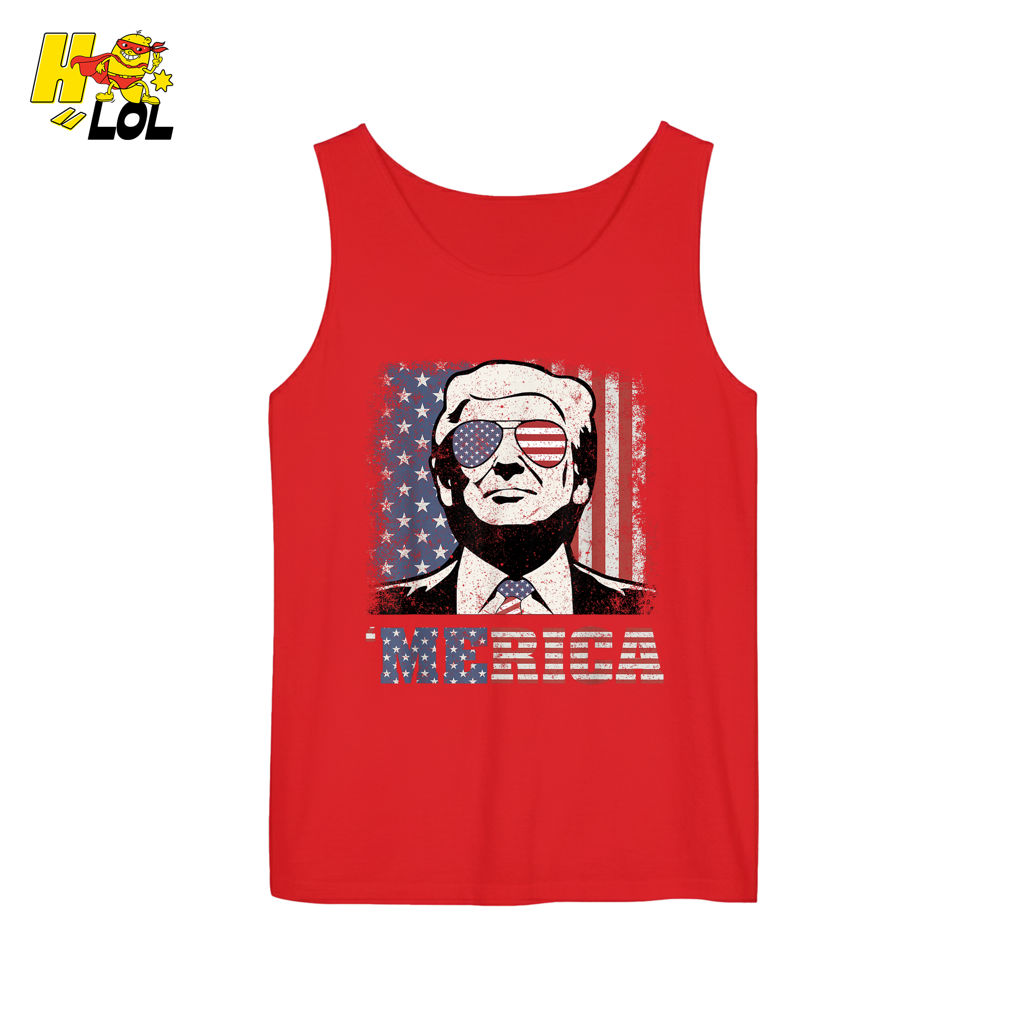 Merica Shirt Patriotic USA Flag Sunglasses Graphic Sweatshirt - HQLOL