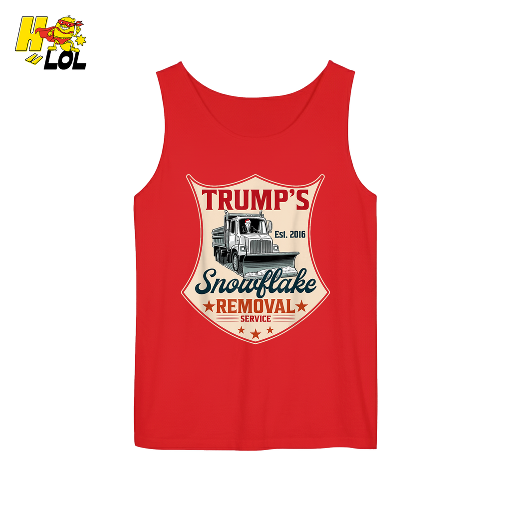 Trump's Snowflake Removal Service Funny Anti-Liberal Satire Shirt - HQLOL