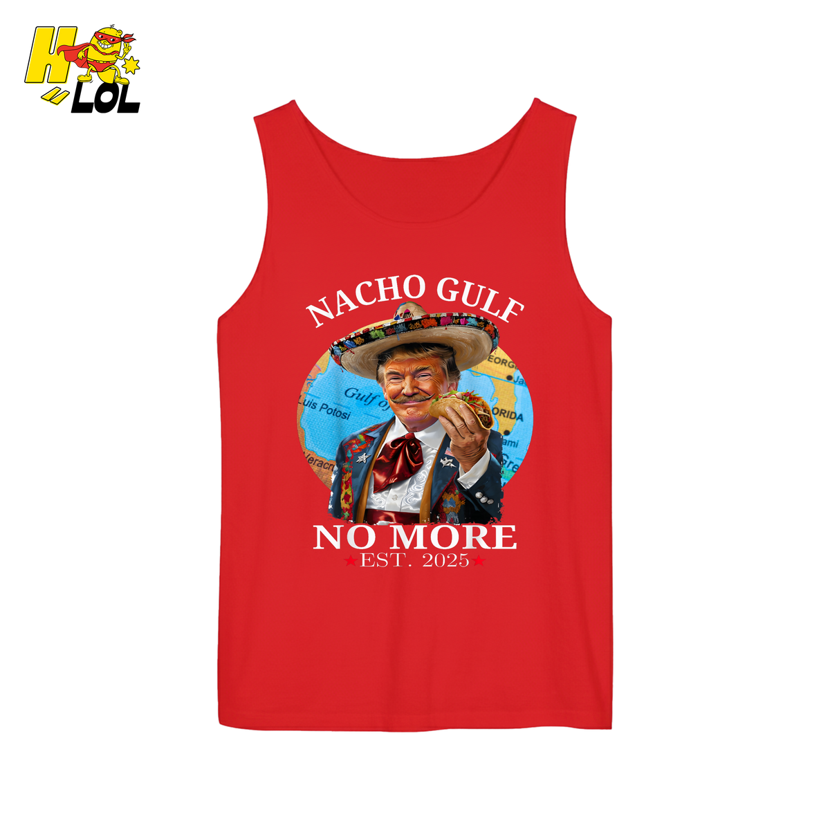 Nacho Gulf No More Shirt Funny Taco Sombrero Graphic Shirt - HQLOL