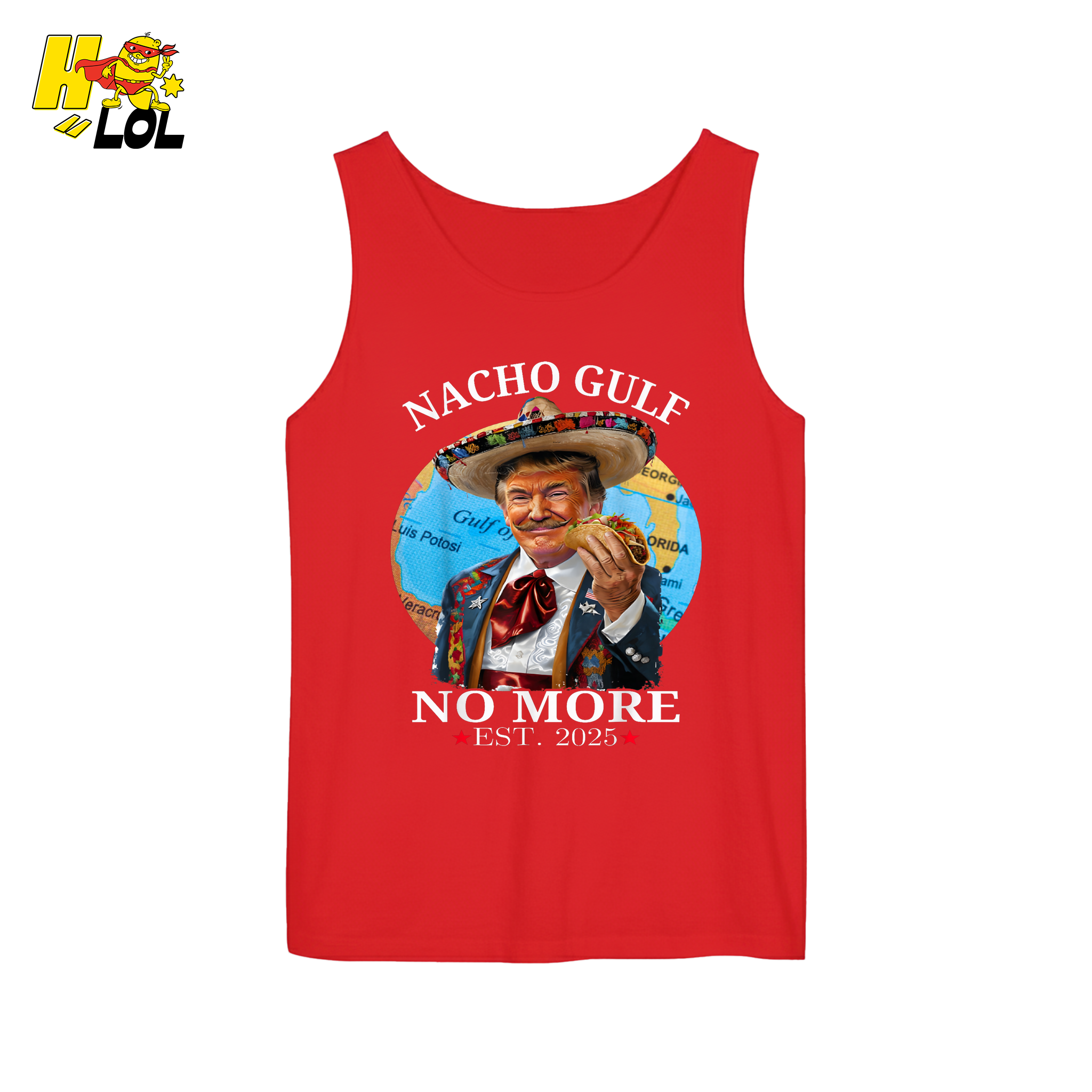 Nacho Gulf No More Shirt Funny Taco Sombrero Graphic Shirt - HQLOL