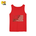 God Guns Trump Freedom Shirt Patriotic Camo Flag Shirt - HQLOL