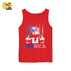 Merica Shirt Funny Patriotic USA Flag Graphic Shirt - HQLOL