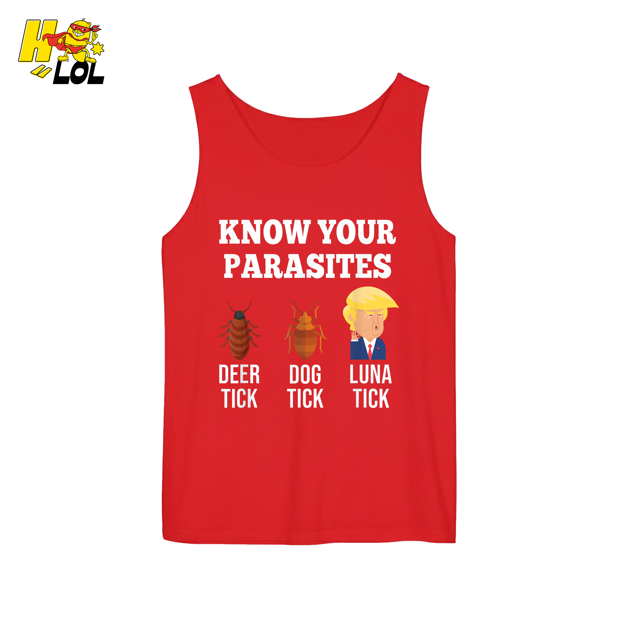 Know Your Parasites Shirt Funny Tick Meme Satire Graphic Shirt - HQLOL