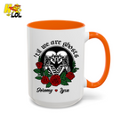 Till We Are Ghosts Skeleton Couple Mug Gift for Couples - HQLOL