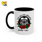 Till We Are Ghosts Skeleton Couple Mug Gift for Couples - HQLOL