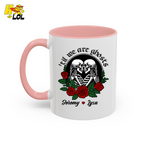 Till We Are Ghosts Skeleton Couple Mug Gift for Couples - HQLOL