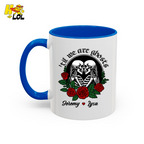Till We Are Ghosts Skeleton Couple Mug Gift for Couples - HQLOL