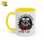 Till We Are Ghosts Skeleton Couple Mug Gift for Couples - HQLOL