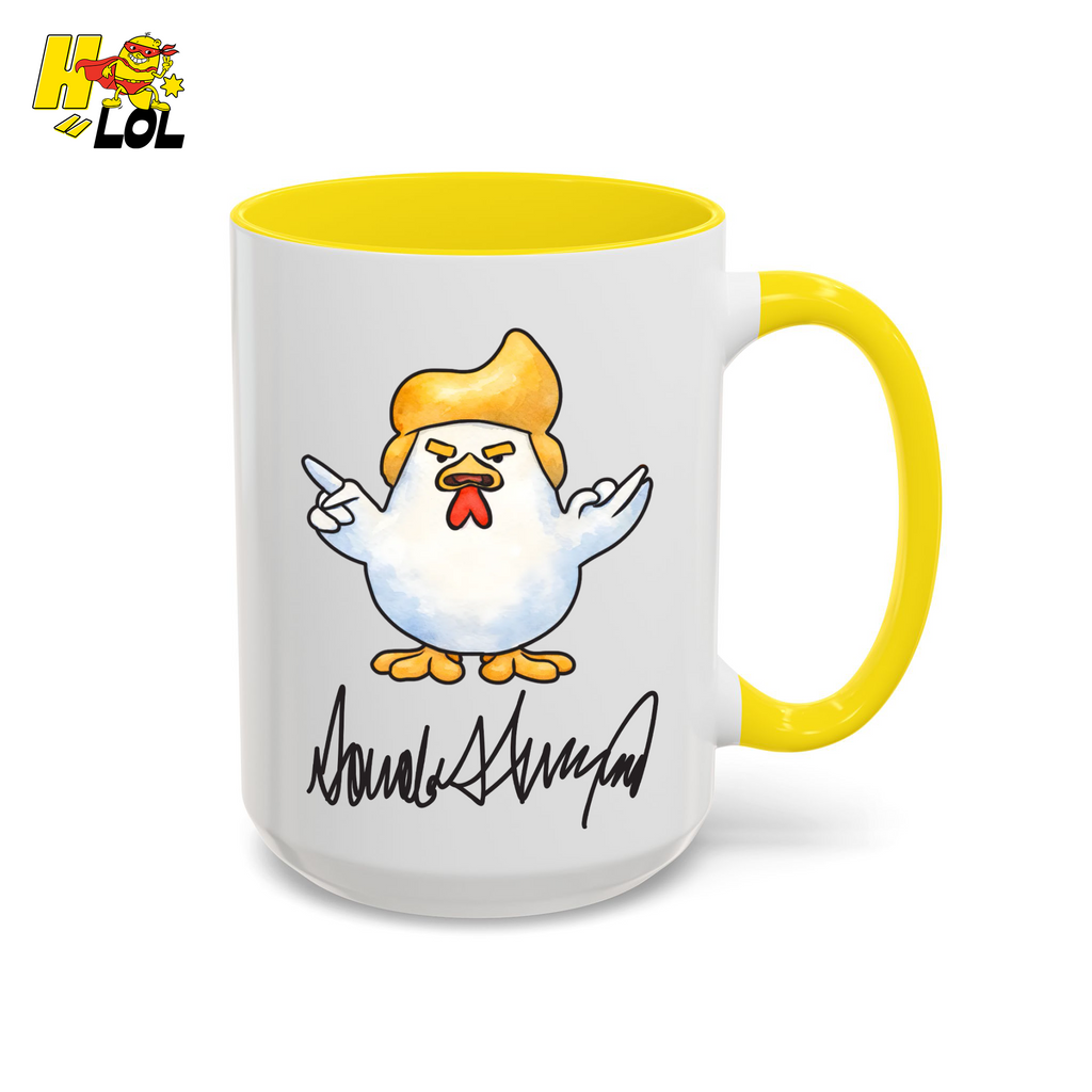 Trump Gifts Trump Chicken Meme Mug Gift For Political Humor Fans - HQLOL