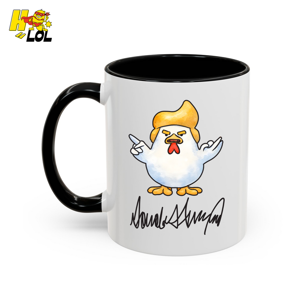 Trump Gifts Trump Chicken Meme Mug Gift For Political Humor Fans - HQLOL