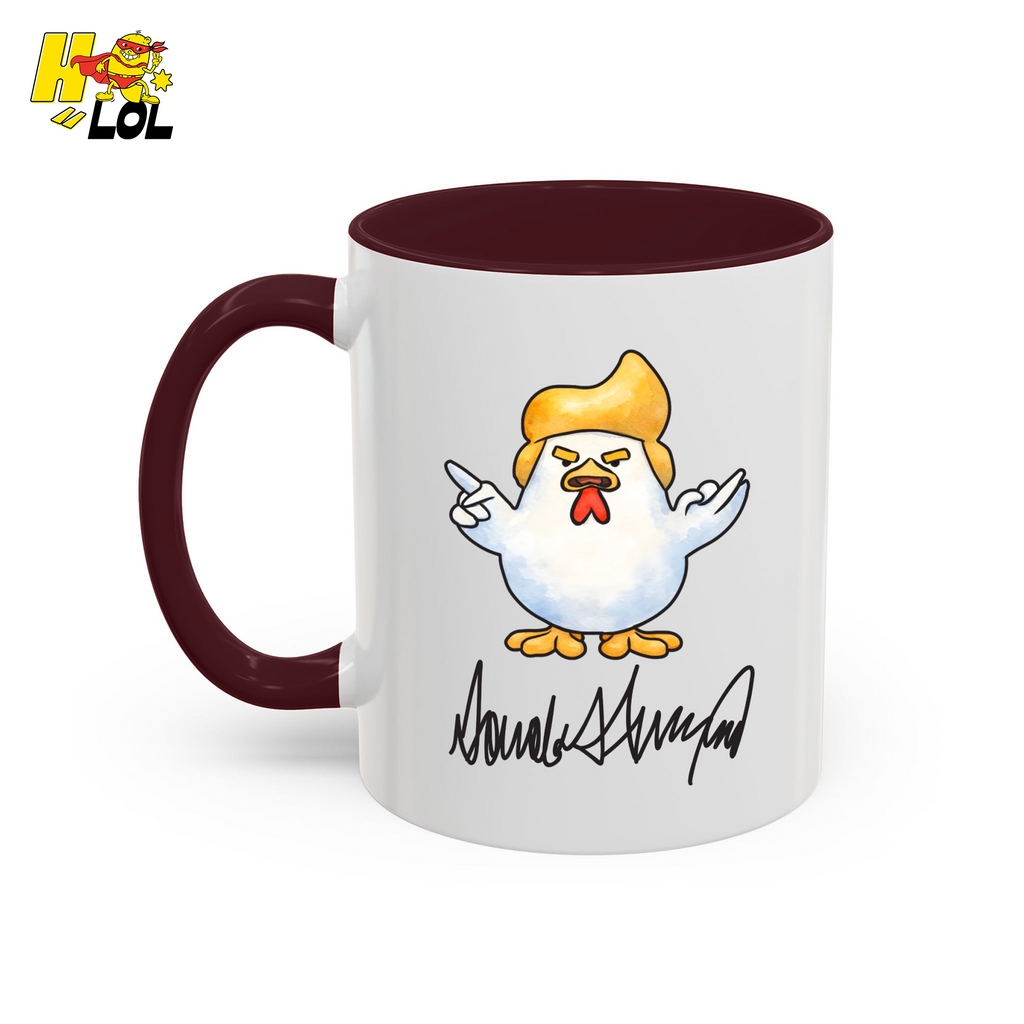 Trump Gifts Trump Chicken Meme Mug Gift For Political Humor Fans - HQLOL