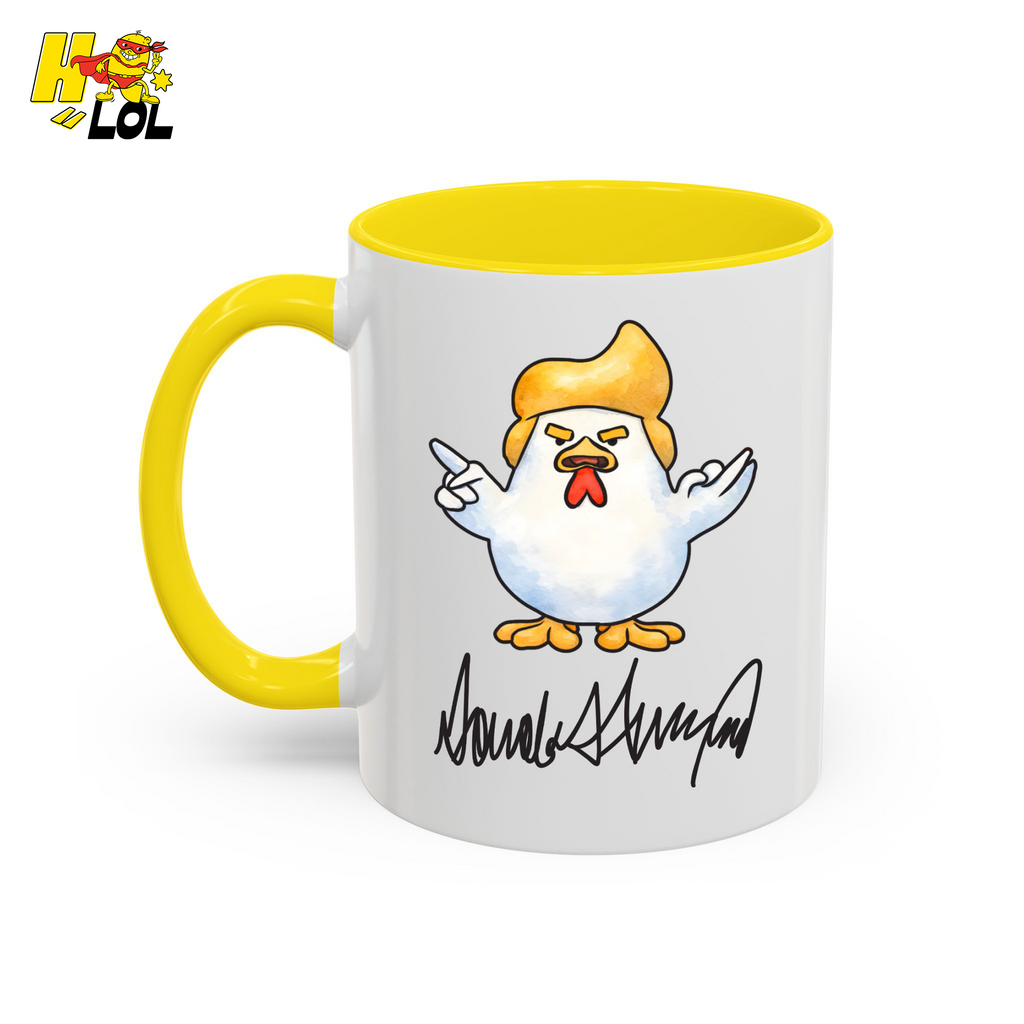 Trump Gifts Trump Chicken Meme Mug Gift For Political Humor Fans - HQLOL