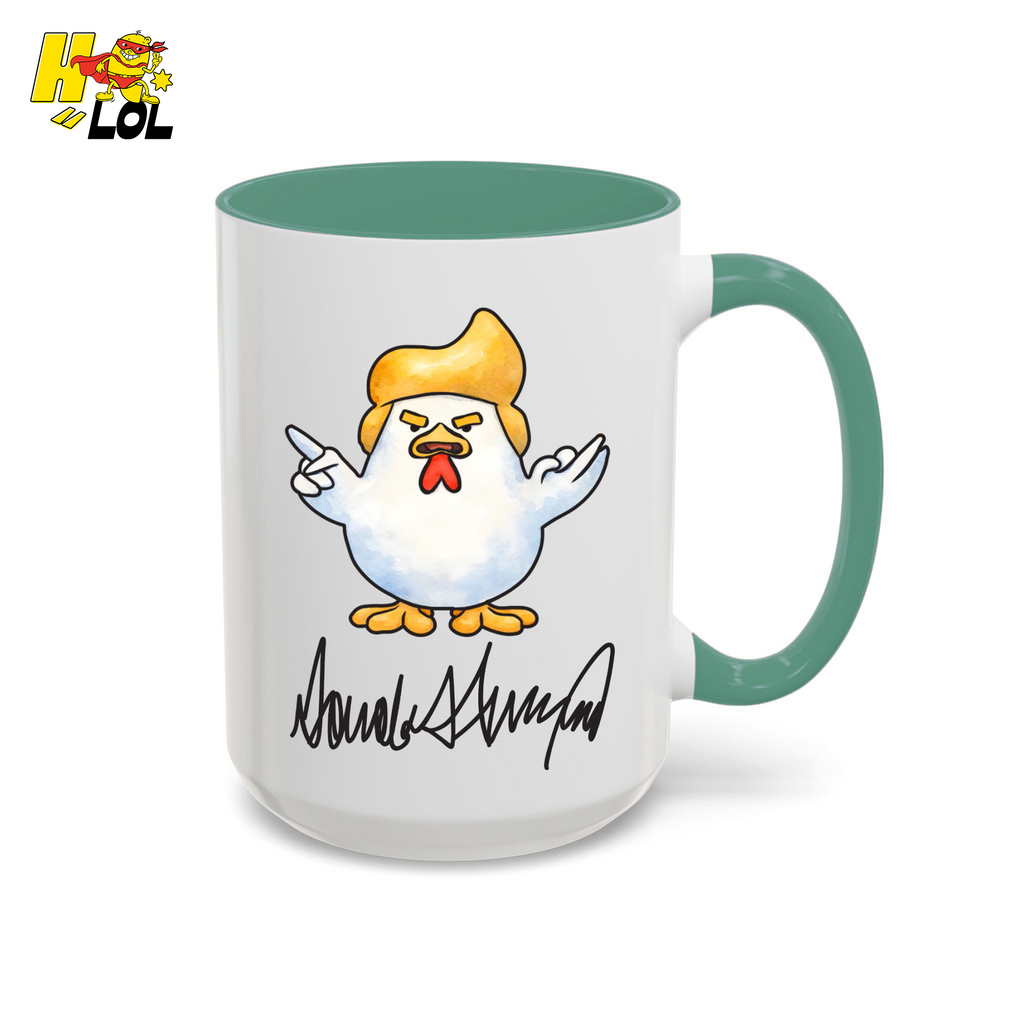 Trump Gifts Trump Chicken Meme Mug Gift For Political Humor Fans - HQLOL