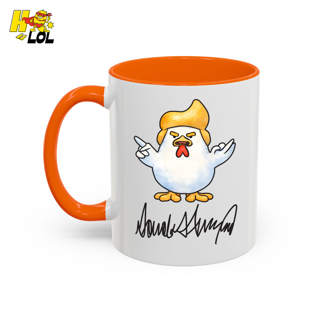 Trump Gifts Trump Chicken Meme Mug Gift For Political Humor Fans - HQLOL