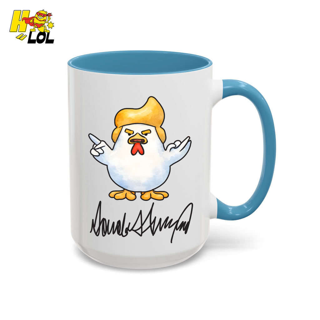 Trump Gifts Trump Chicken Meme Mug Gift For Political Humor Fans - HQLOL