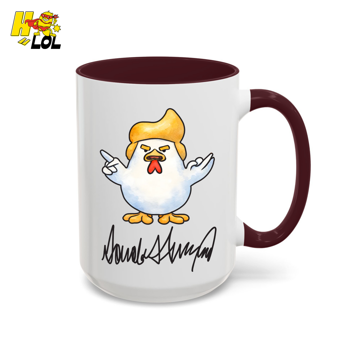 Trump Gifts Trump Chicken Meme Mug Gift For Political Humor Fans - HQLOL