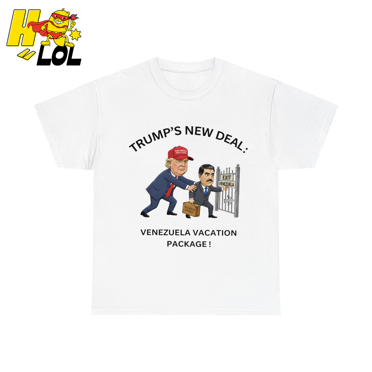 Trump New Deal Venezuela Vacation Package Shirt Gift for Republicans - HQLOL