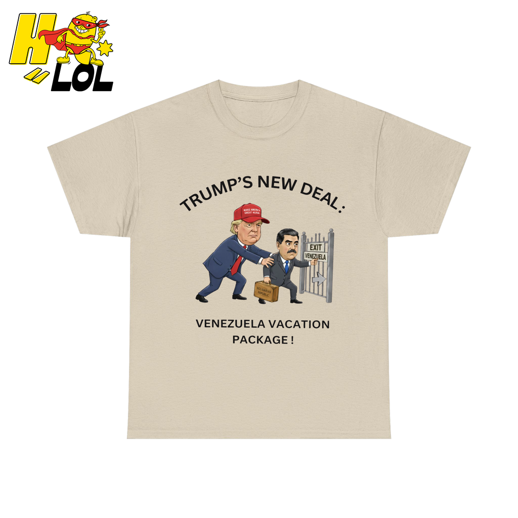Trump New Deal Venezuela Vacation Package Shirt Gift for Republicans - HQLOL