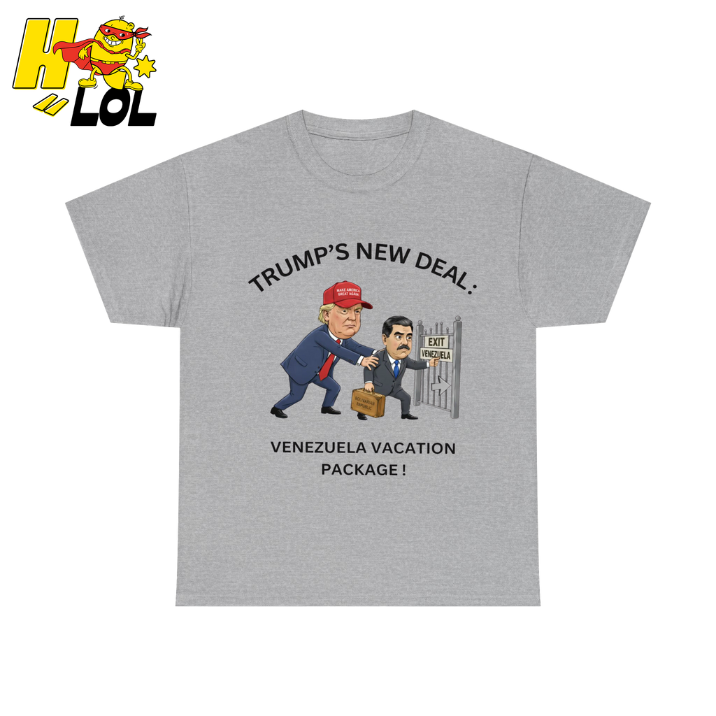Trump New Deal Venezuela Vacation Package Shirt Gift for Republicans - HQLOL