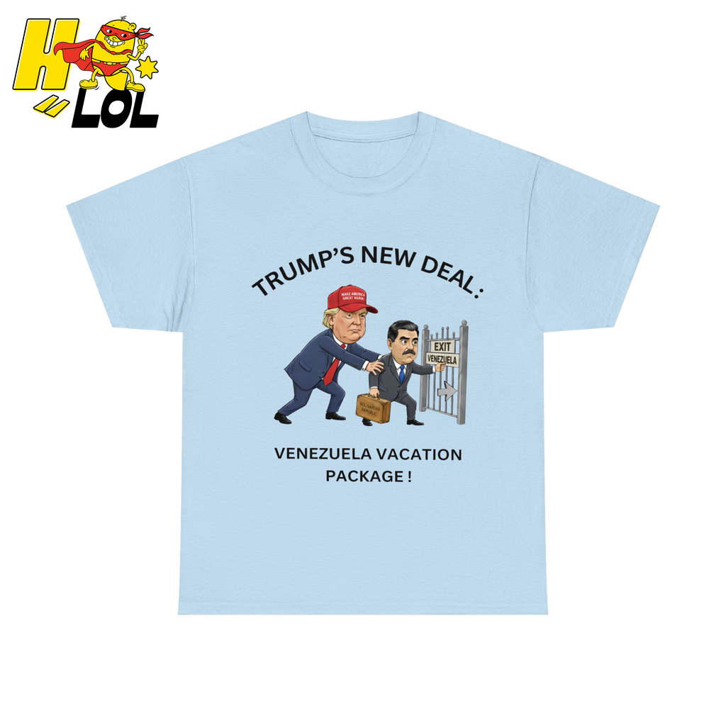 Trump New Deal Venezuela Vacation Package Shirt Gift for Republicans - HQLOL