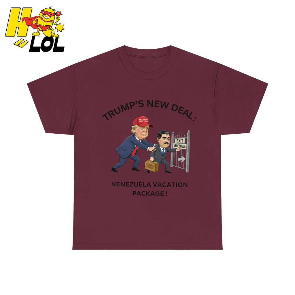 Trump New Deal Venezuela Vacation Package Shirt Gift for Republicans - HQLOL