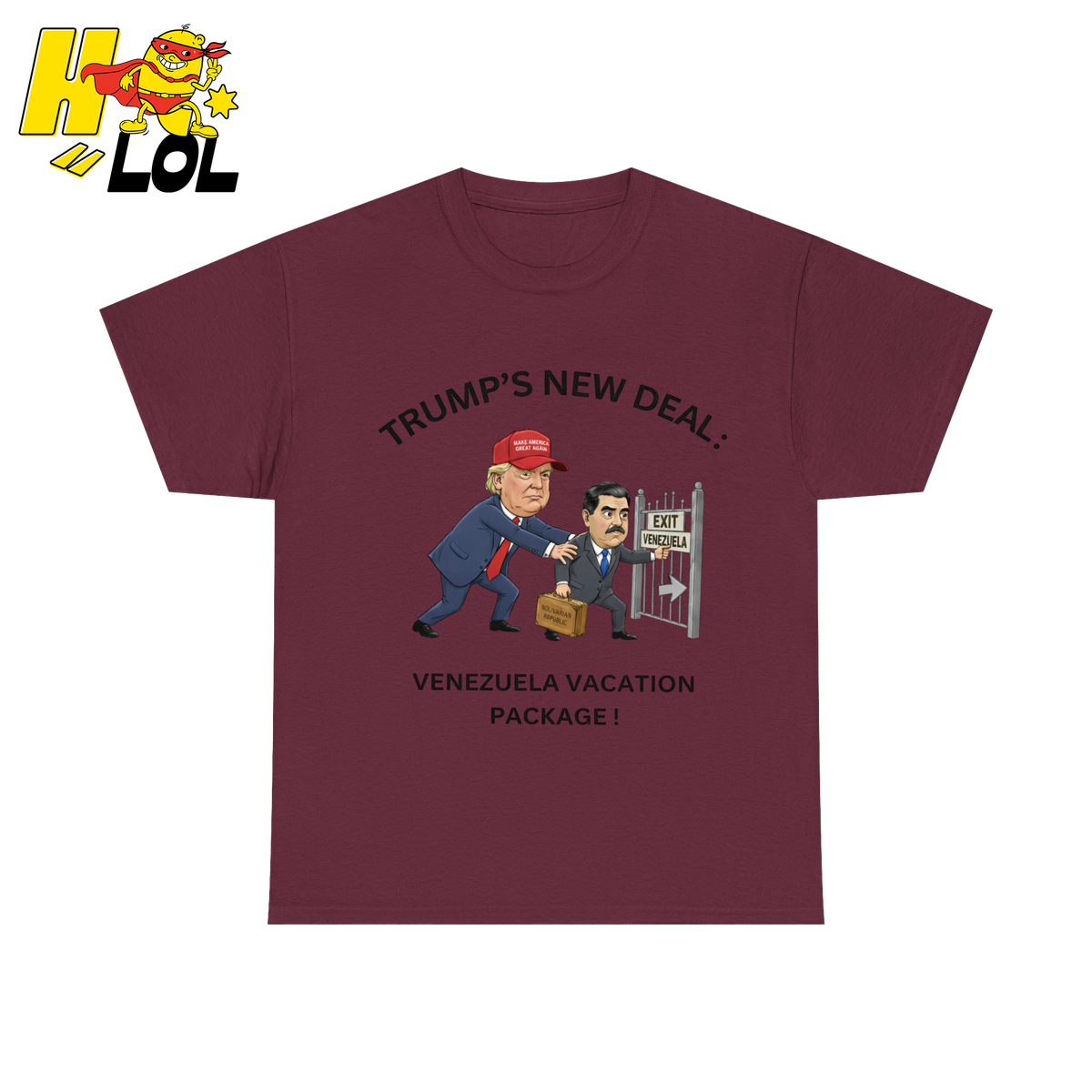 Trump New Deal Venezuela Vacation Package Shirt Gift for Republicans - HQLOL