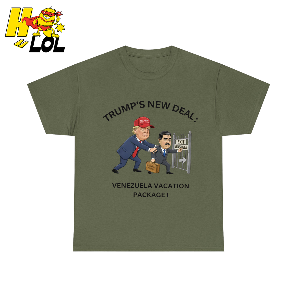Trump New Deal Venezuela Vacation Package Shirt Gift for Republicans - HQLOL