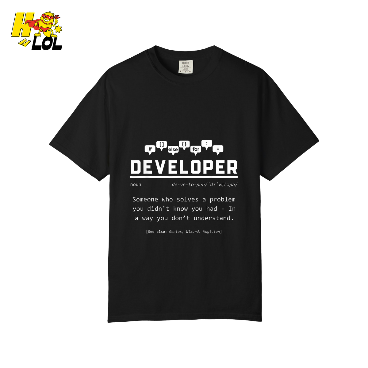 Developer Definition Shirt Funny Programmer Coding Shirt - HQLOL