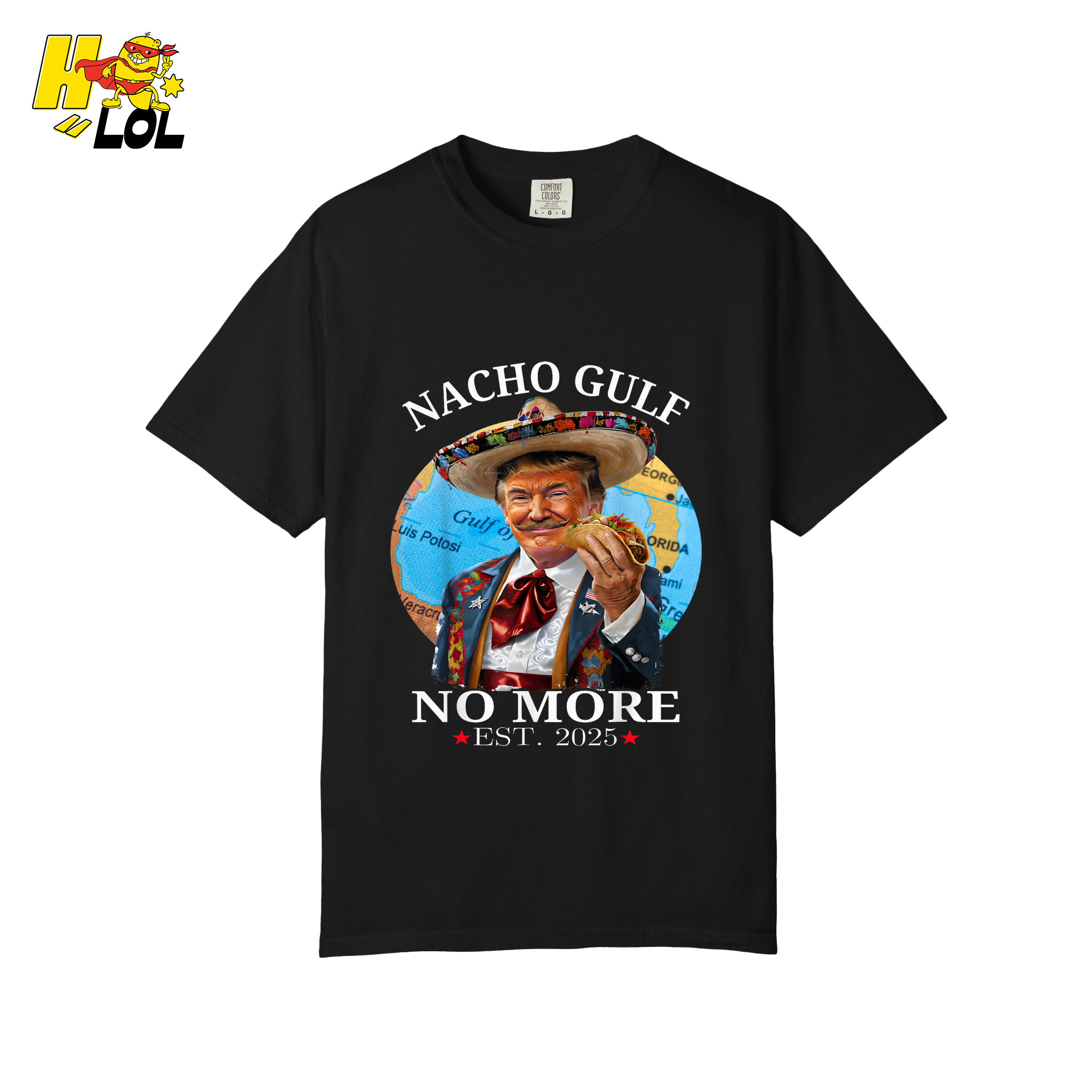Nacho Gulf No More Shirt Funny Taco Sombrero Graphic Shirt - HQLOL