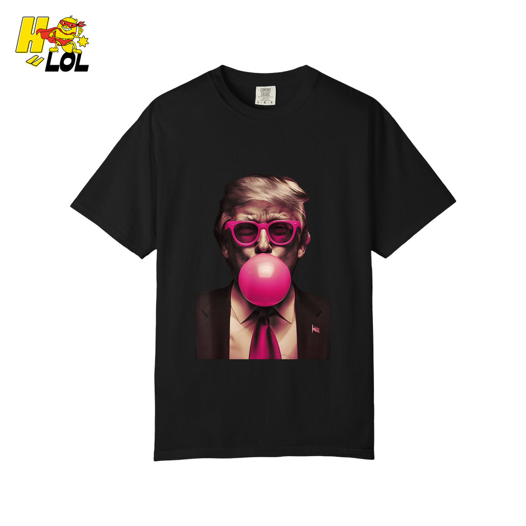 Trump Bubble Gum Pink Glasses Funny Pop Art Viral Meme Shirt - HQLOL