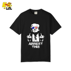 Trump Middle Finger Arrest This Edgy Political Anti-Woke Shirt - HQLOL