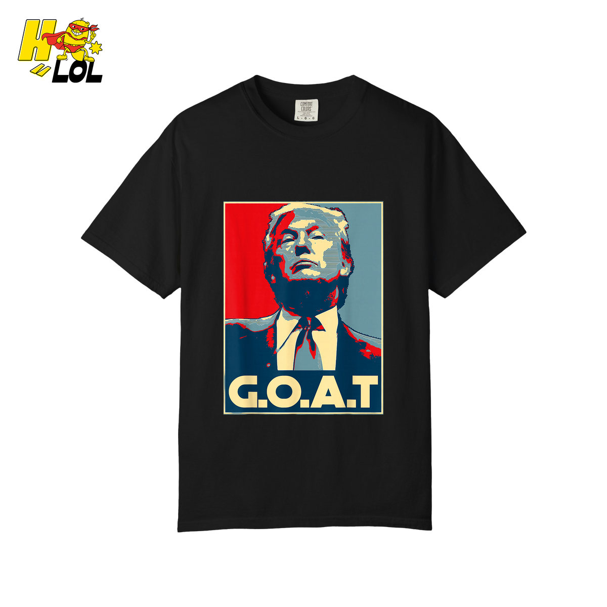 Trump G.O.A.T. Hope Style Iconic Political Tribute Meme Shirt - HQLOL