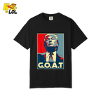 Trump G.O.A.T. Hope Style Iconic Political Tribute Meme Shirt - HQLOL