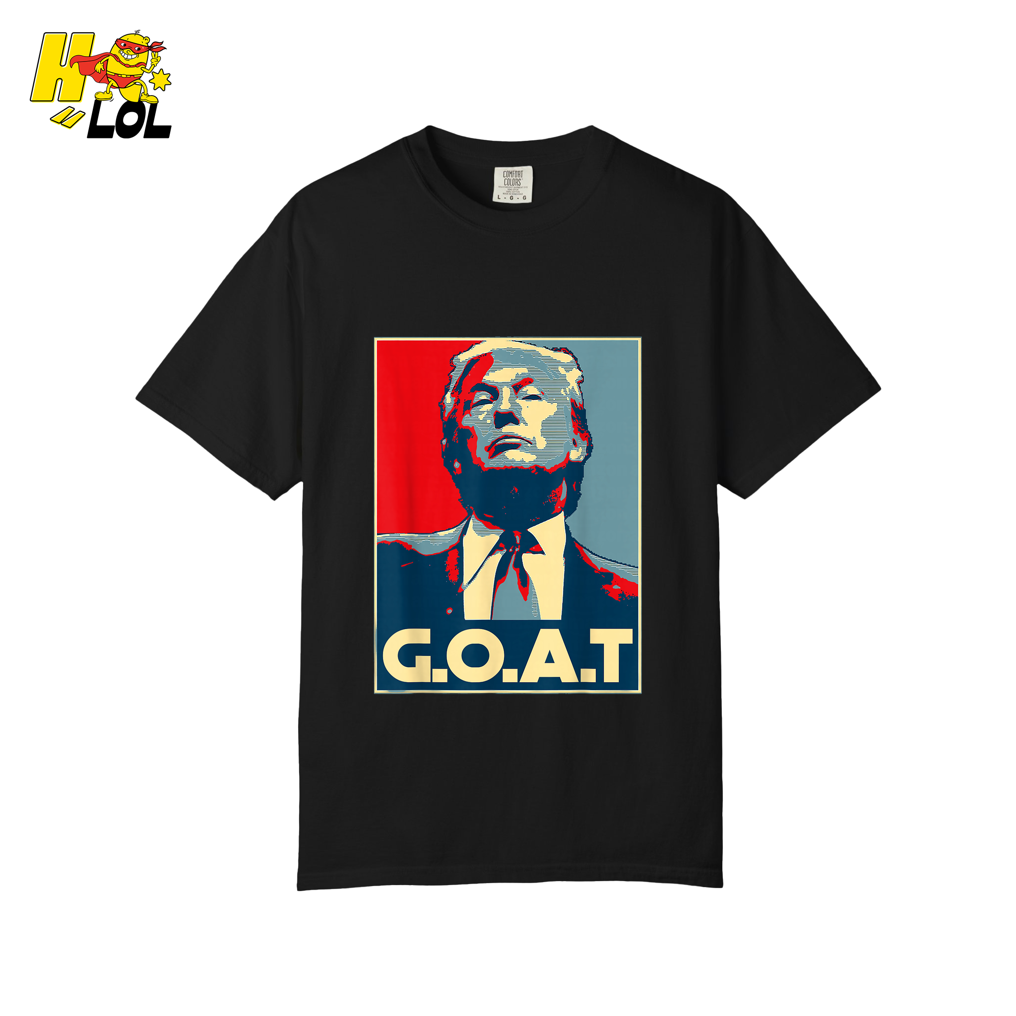 Trump G.O.A.T. Hope Style Iconic Political Tribute Meme Shirt - HQLOL