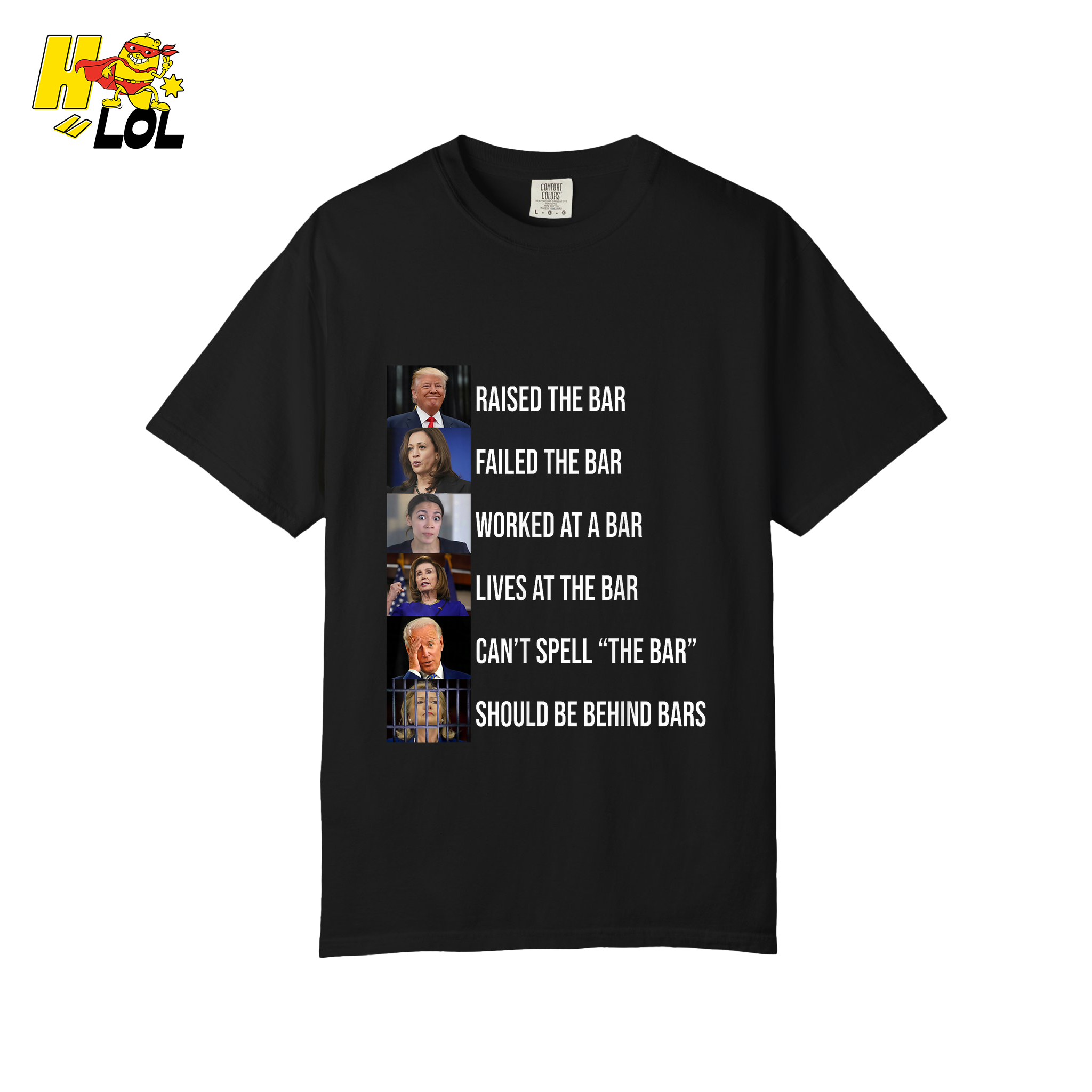 Bar Pun Anti-Democrat Political Meme Funny Sarcastic Shirt - HQLOL