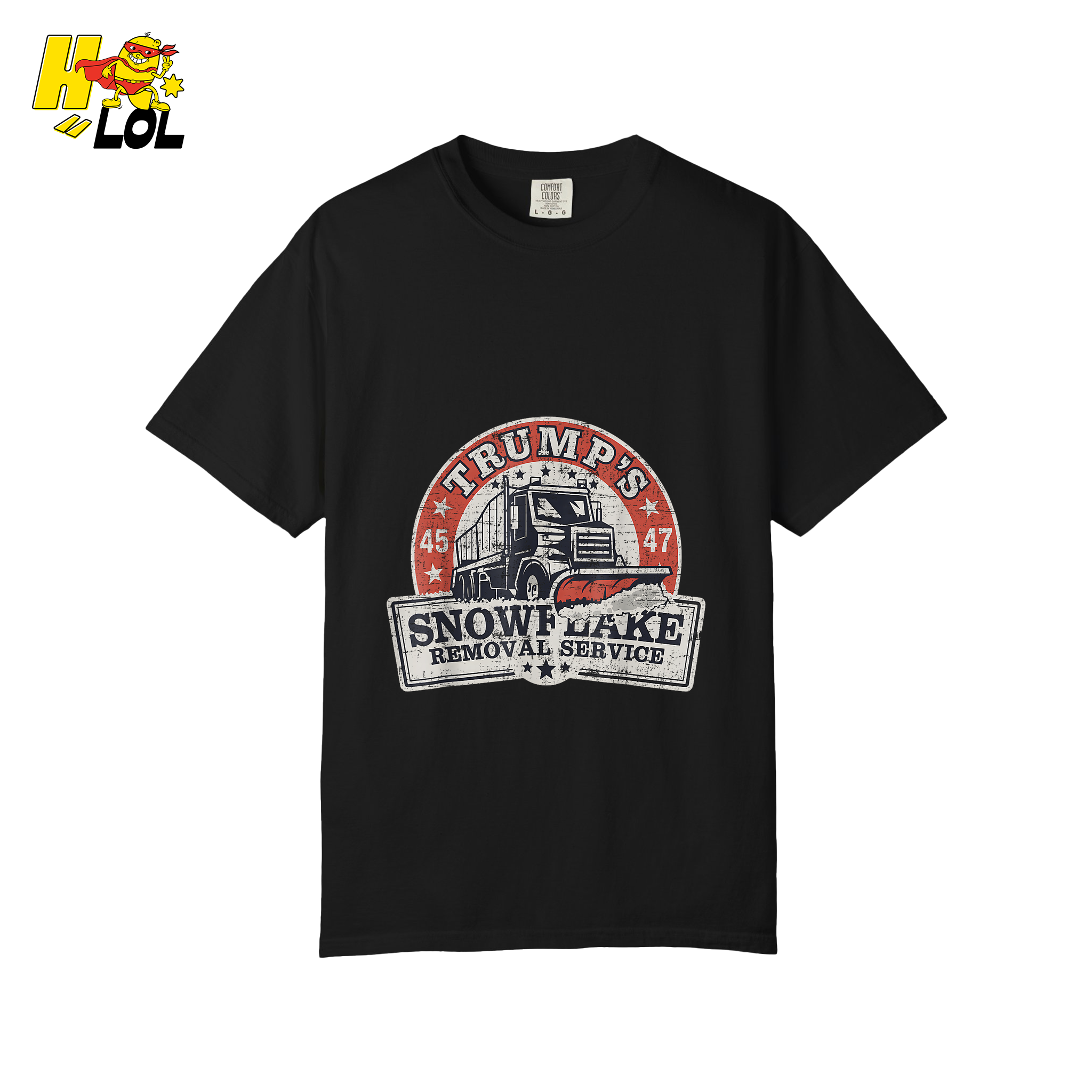 Trump 45/47 Snowflake Removal Service Anti-Liberal Satire Shirt - HQLOL