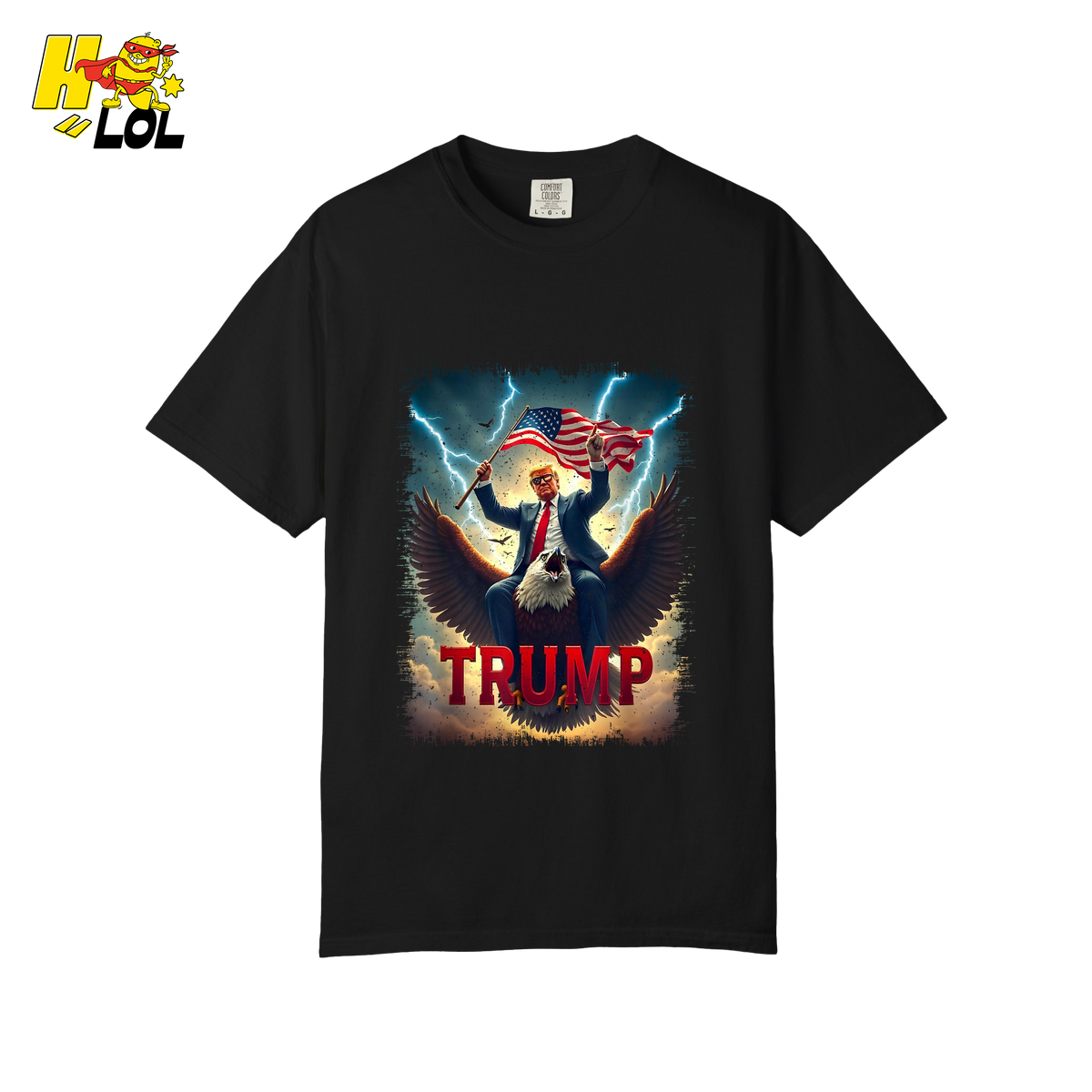 Donald Trump King & Eagle Shirt Patriotic MAGA Gift - HQLOL