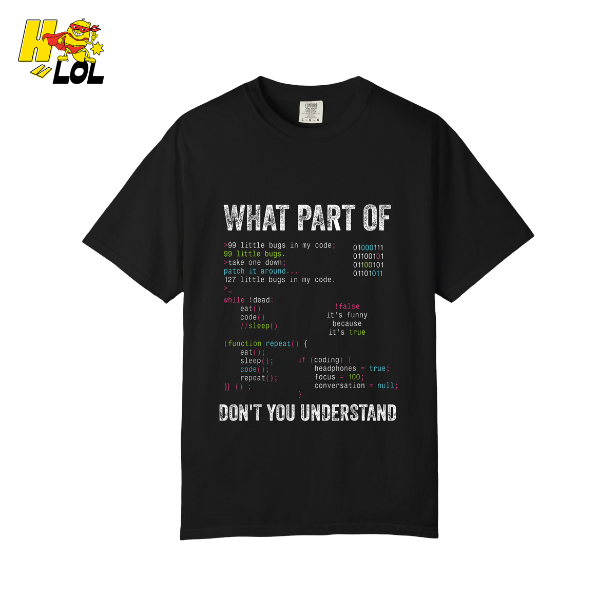What Part of Don’t You Understand Shirt Funny Coding Programmer - HQLOL