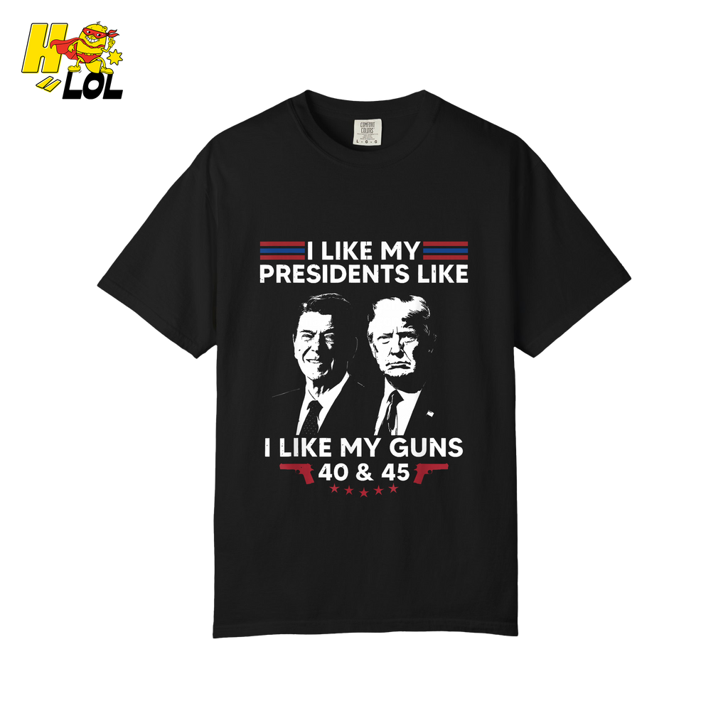 40 45 Presidents Shirt Funny Patriotic Conservative Graphic Shirt - HQLOL