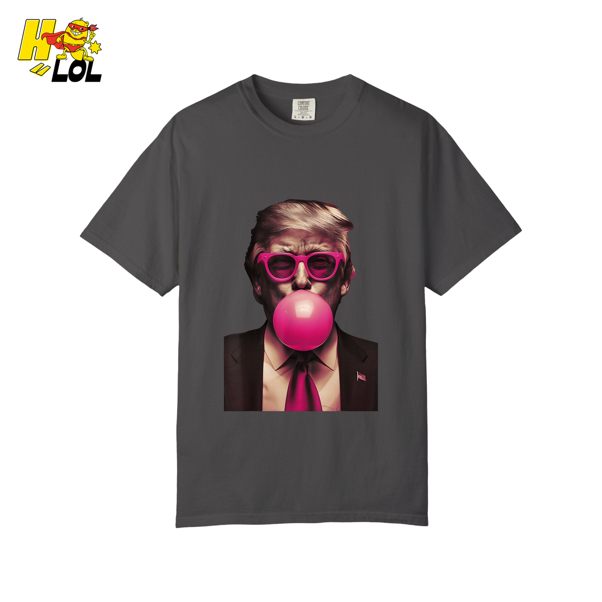 Trump Bubble Gum Pink Glasses Funny Pop Art Viral Meme Shirt - HQLOL