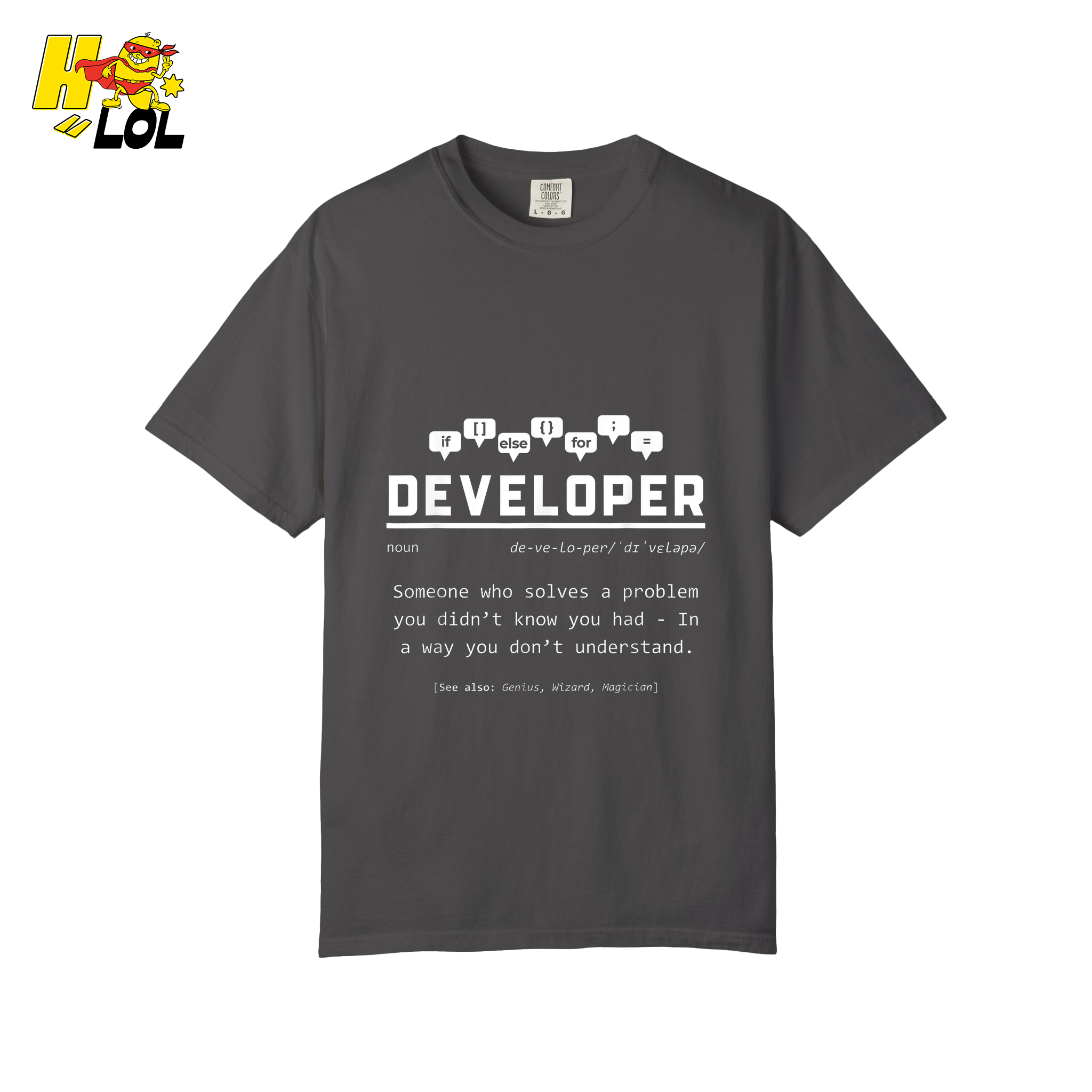 Developer Definition Shirt Funny Programmer Coding Shirt - HQLOL