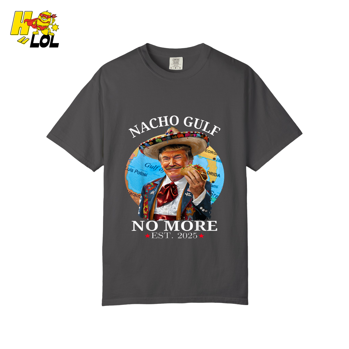 Nacho Gulf No More Shirt Funny Taco Sombrero Graphic Shirt - HQLOL