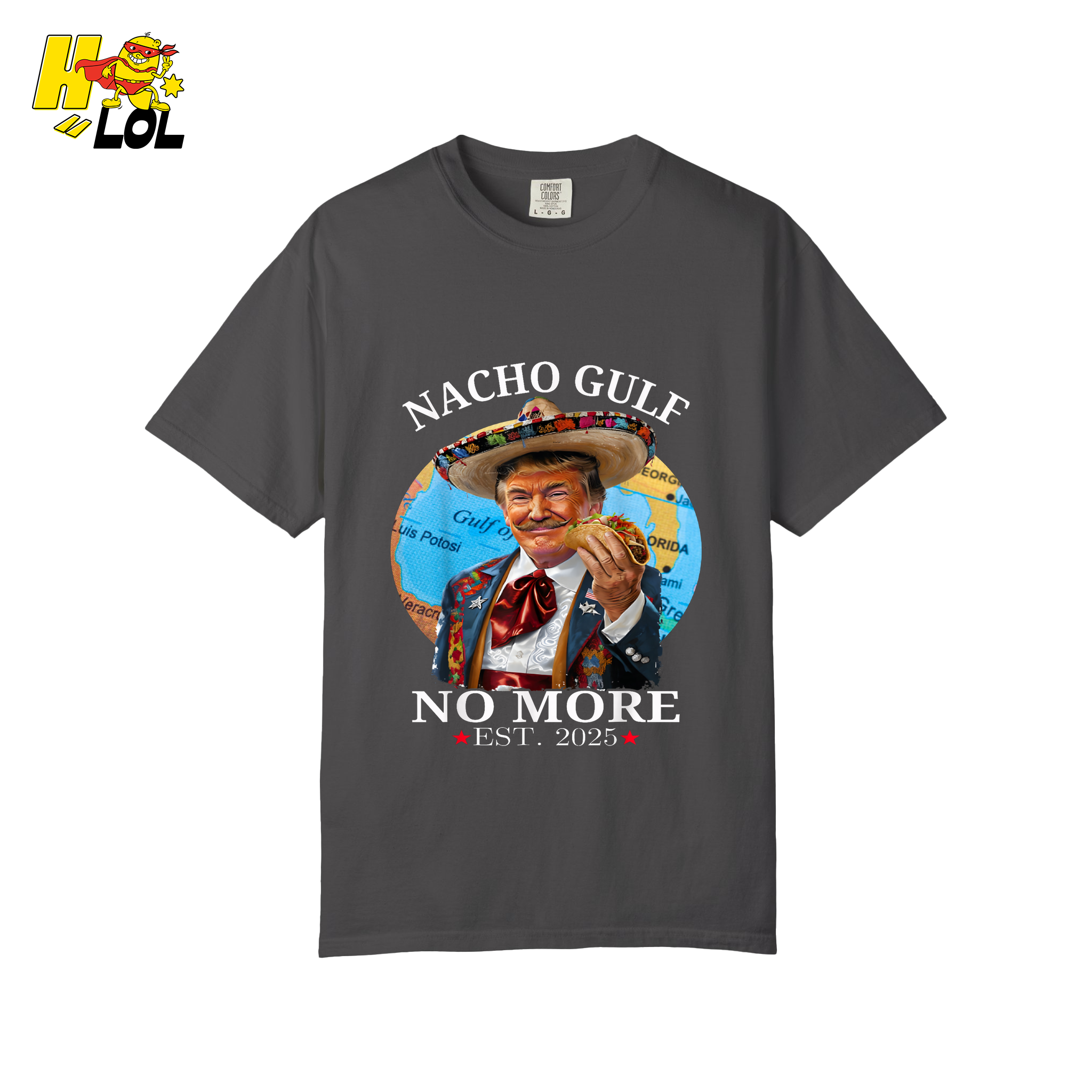 Nacho Gulf No More Shirt Funny Taco Sombrero Graphic Shirt - HQLOL