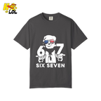 Six Seven Shirt 67 Patriotic Sunglasses Meme Graphic Shirt - HQLOL