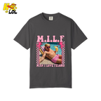 MILF Man I Love Felons Shirt Funny Pink Retro Meme Shirt - HQLOL