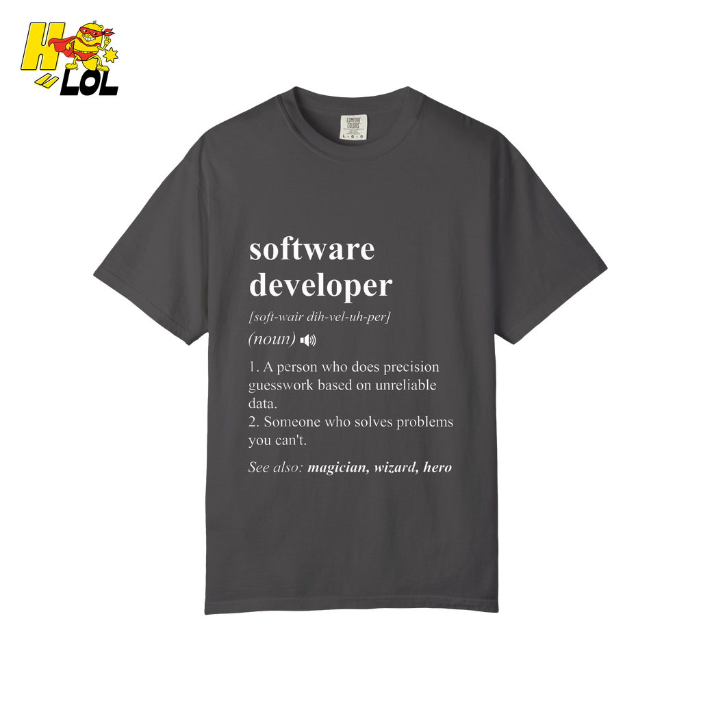 Software Developer Definition Shirt Funny Coding Dictionary Shirt - HQLOL