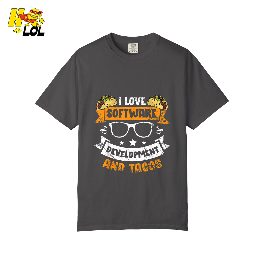 Software Development and Tacos Shirt Funny Programmer Taco Shirt - HQLOL