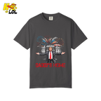 Daddy’s Home Shirt Patriotic Fireworks Political Graphic Shirt - HQLOL
