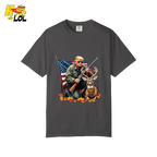 Patriotic Hunting Shirt Hunter Deer American Flag Graphic Shirt - HQLOL